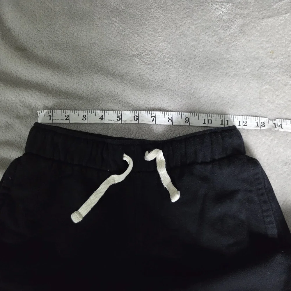 Old Navy Boys Size Large Drawstring Pull-on Fleece Shorts Black